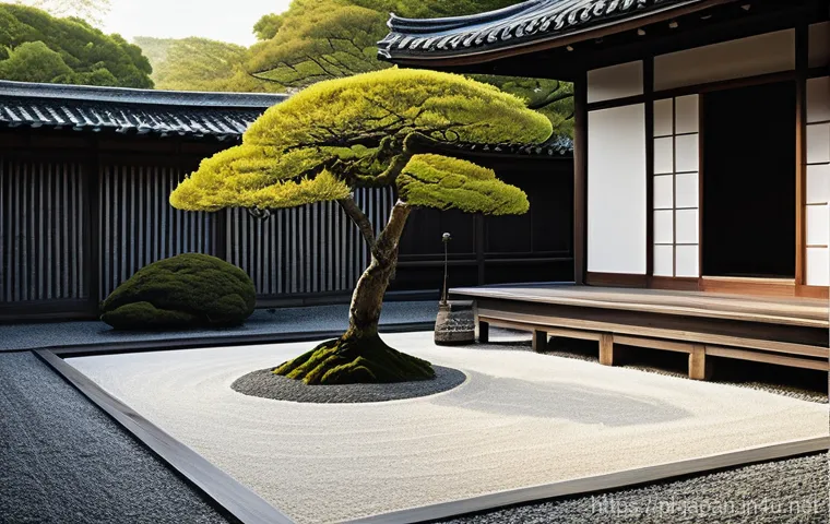 일본 전통 종교 신도와 불교 - **Prompt 1: Serene Shinto Shrine in a Mystical Forest**
    A tranquil and ancient Shinto shrine nes...