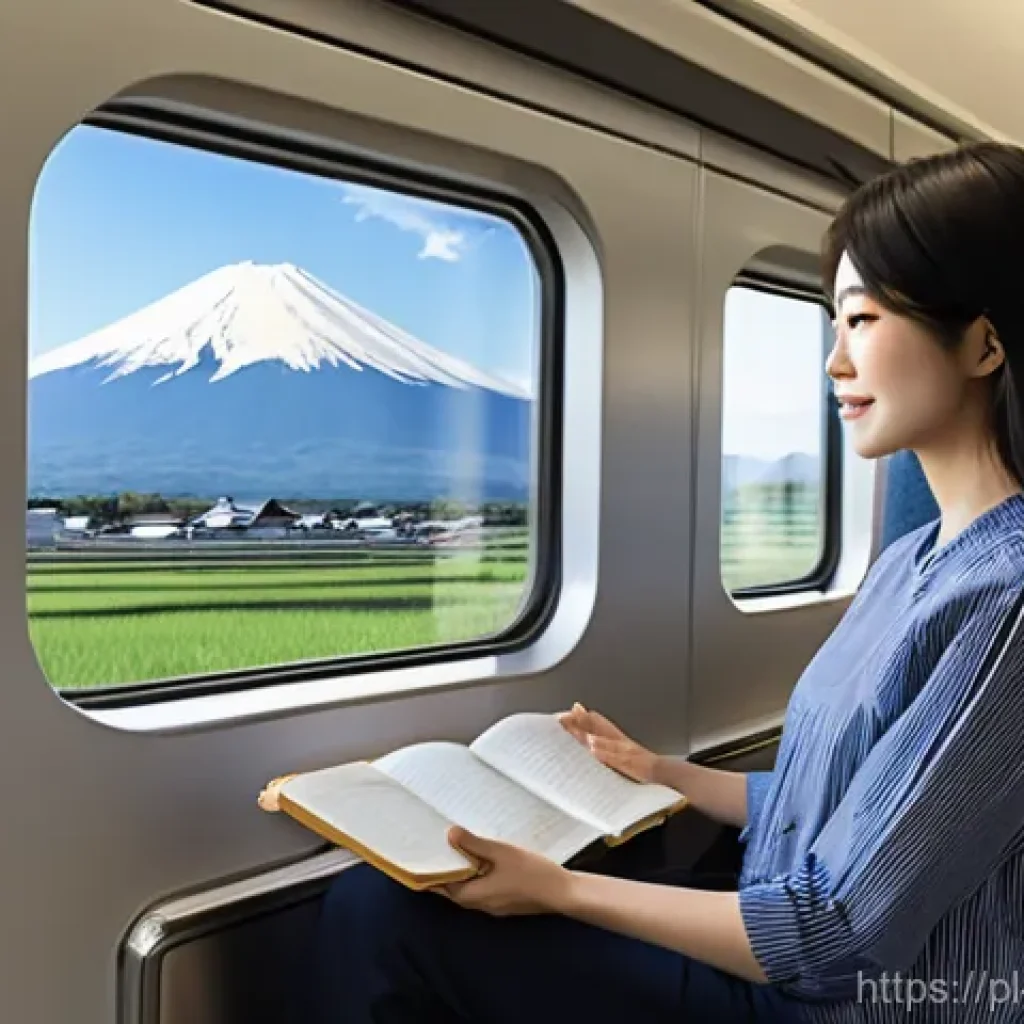 일본 신칸센 이용 팁 - **Prompt 1: Serene Shinkansen Journey with Mount Fuji View**
    An ultra-realistic, highly detailed...