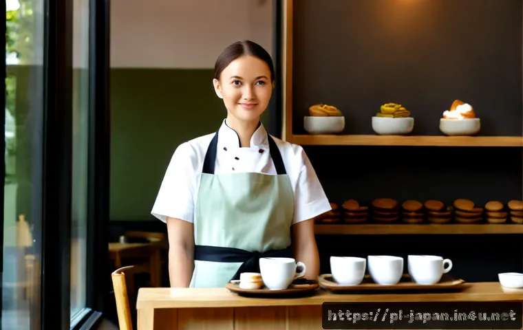Home 17 일본과 서양 문화의 융합 사례 - Photorealistic cultural fusion café interior in Warsaw, Poland: a Japanese-inspired minimalist tea c...